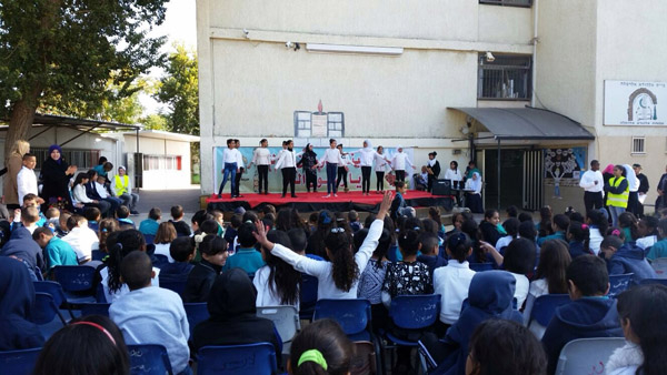 احياء ذكرى المولد النبوي في مدرسة الهدى الابتدائية في الرملة